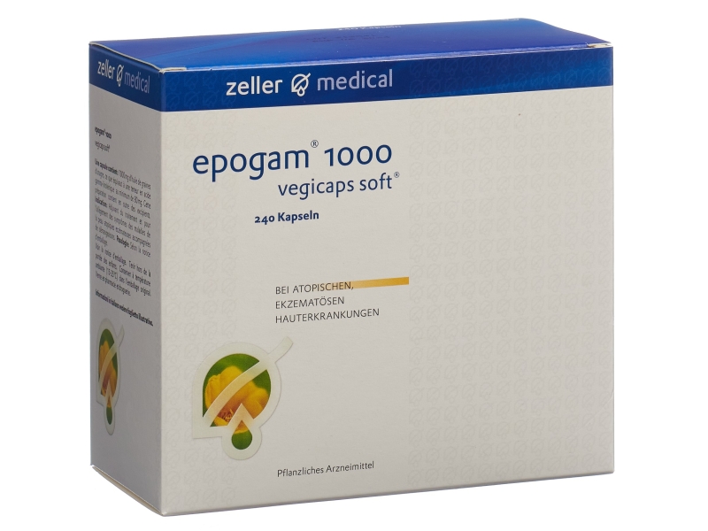 EPOGAM 1000 VEGICAPS SOFT kapseln 1000 mg 240 stück