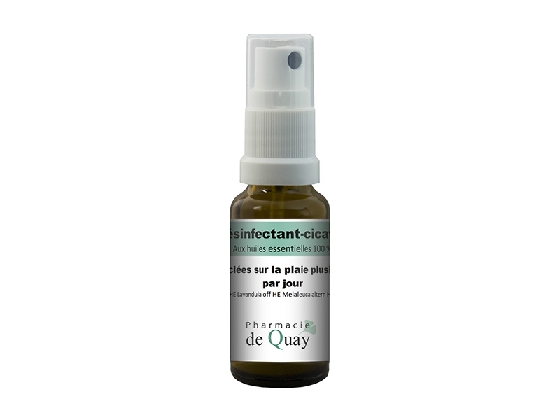 Mélange d'huiles essentielles Désinfectant-Cicatrisant 10 ml spray