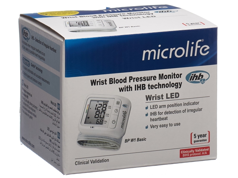 MICROLIFE Blutdruckmessgerät Handgelenk BP W1 bas