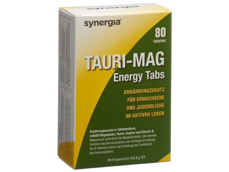SYNERGIA Tauri-Mag Energy 80 Tabletten