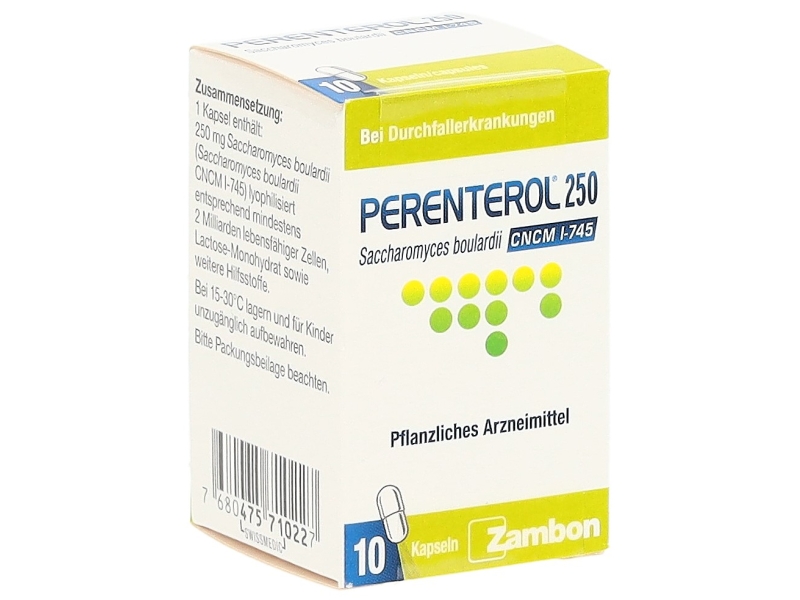 PERENTEROL capsules flacon verre 10 pièces