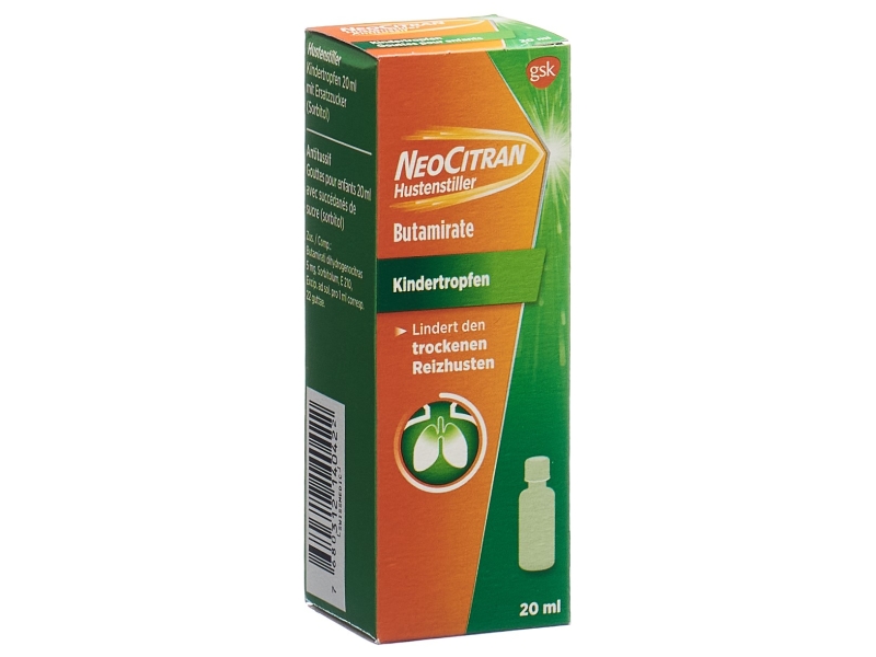 NEOCITRAN AAntitussivo - Gocce per bambini 5 mg/ml  20 ml