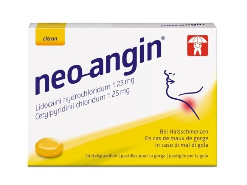 NEO-ANGIN pastilles pour la gorge 24 pièces