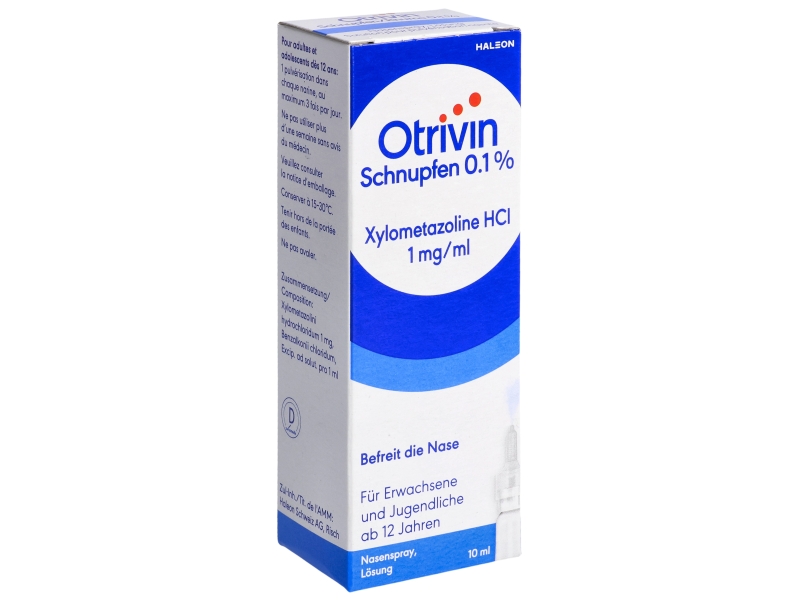 OTRIVIN Rhume spray doseur 0.1 % 10 ml