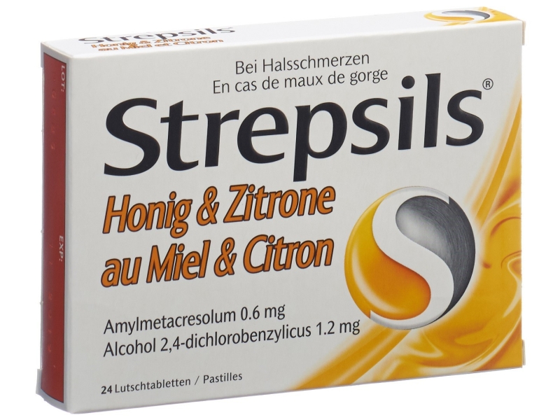 STREPSILS Lutschtabl Honig & Zitrone 24 Stk