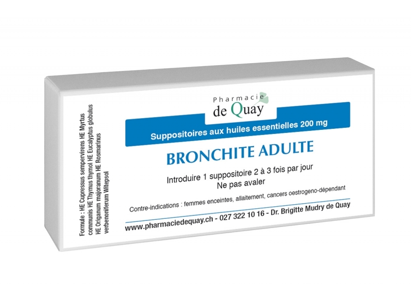 Huiles Essentielles Bronchite suppositoire adultes
