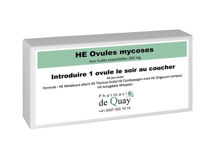Huiles Essentielles Mycoses 10 ovules