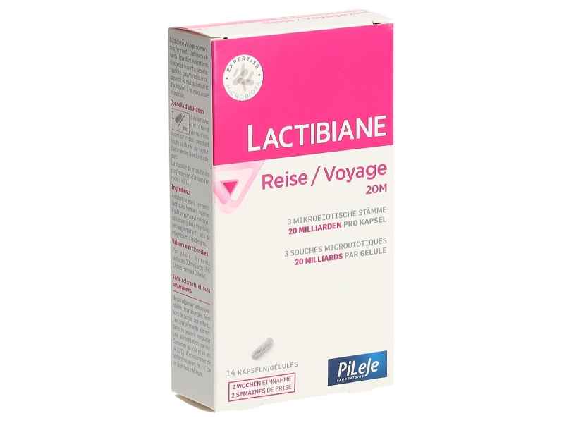 LACTIBIANE Reise 20M; 14 Kapseln