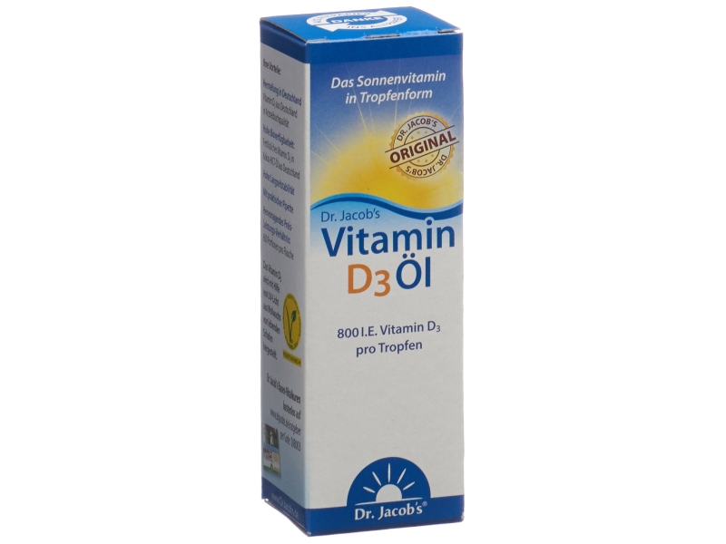 DR.JACOB'S Vitamine D3 Huile, 20ml