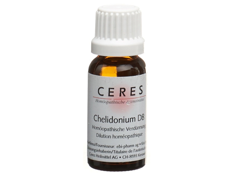 CERES Chelidonium 8 D Dilution, 20ml