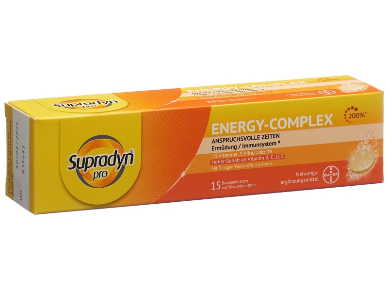 SUPRADYN pro energy-complex Brausetabl 15 Stk