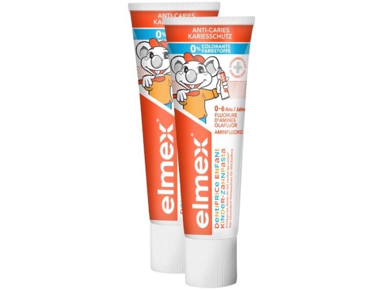 ELMEX dentifrice pour enfants 2012 2 x 75 ml