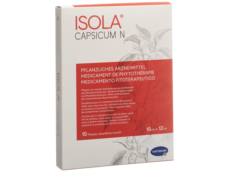 ISOLA Capsicum N emplâtres 10 pièces