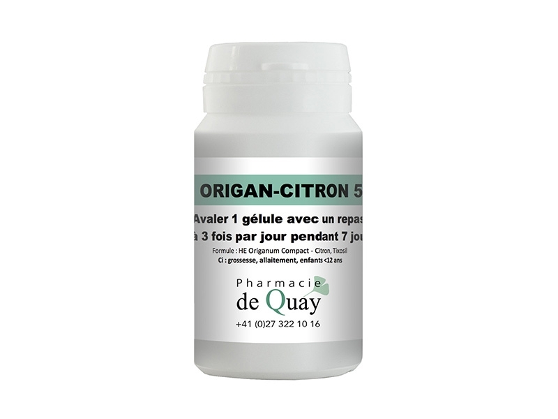 Huile Essentielle Origan-Citron 50 capsules